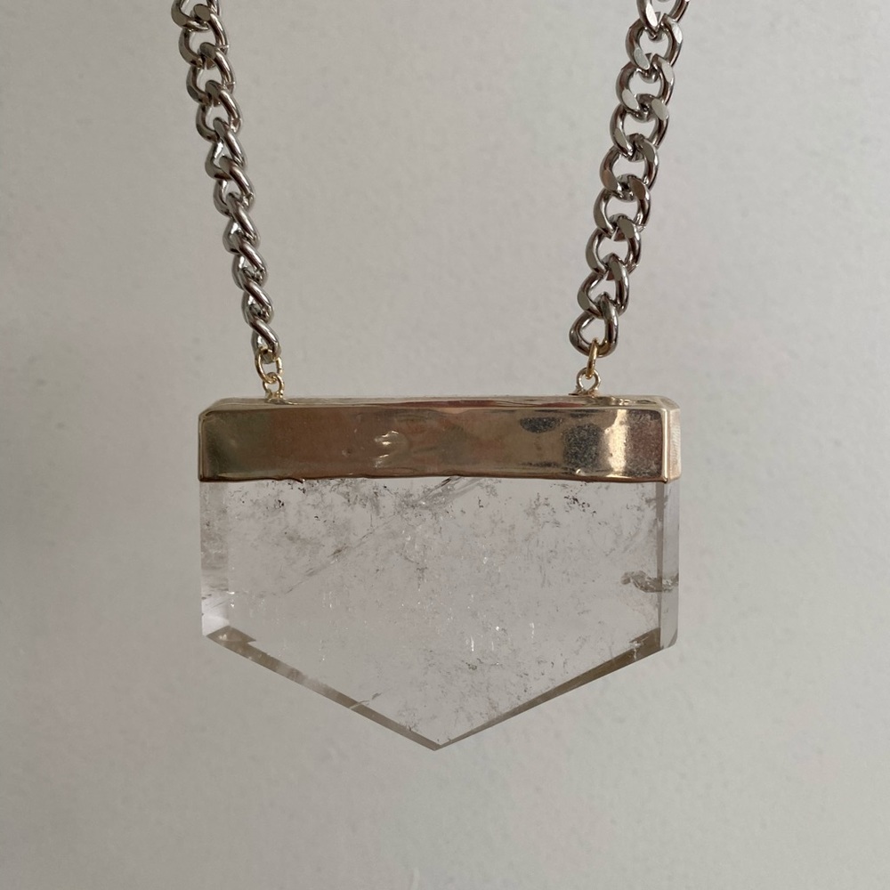 BCP Reagan Quartz Crystal Necklace